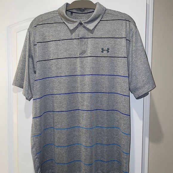 Grey Under Armour Golf Polo (Dri-Fit) - Picture 1 of 1
